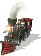 Dampflokomotive animiertes GIF